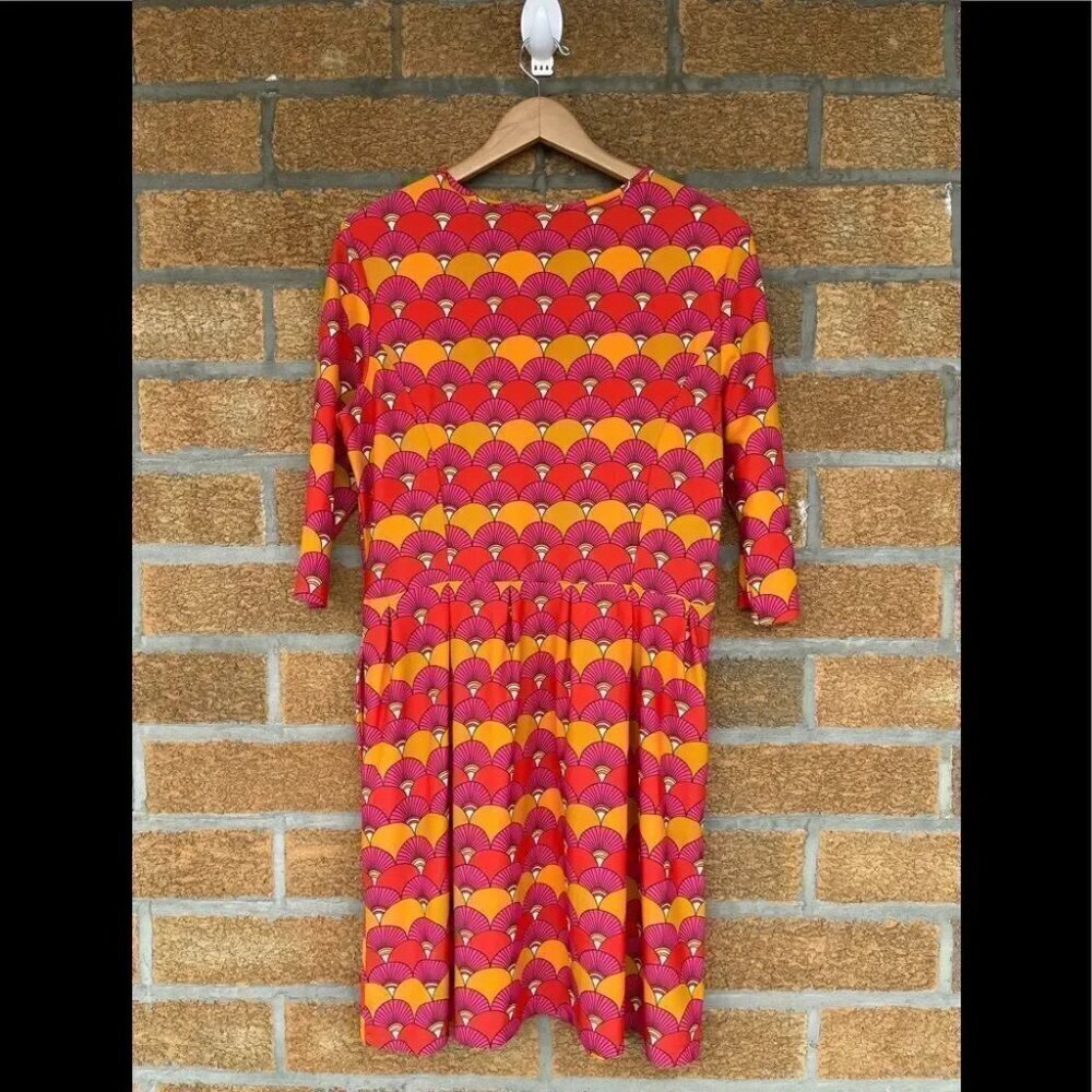 Jude Connally printed dress size large - Picture 6 of 7